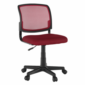 Tempo Kondela Otočná židle, tmavočervená / černá, Ramiz