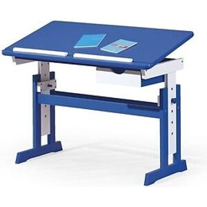 Dětský psací stolek: HALMAR PACO HALMAR - drevo: MDF lakovaná - biela/ modrá