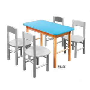 Drewmax Dětský stolek AD252 Barva: Modrá
