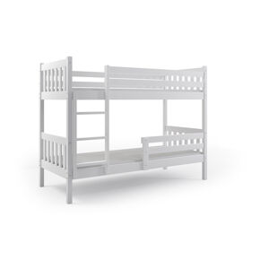 BMS Dětská patrová postel CARINO | 90x200 Barva: Bílá