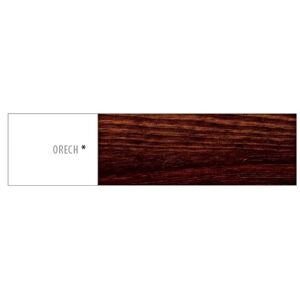 Drewmax Postel - masiv LK123 | 100 cm borovice Moření: Ořech
