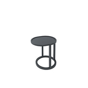 BRW Příruční stolek: MOKO_52 / 60 Farba: čierny antracit
