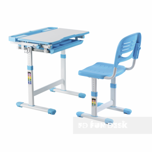 Fundesk Rostoucí stůl CANTARE se židlí Barva: Modrá