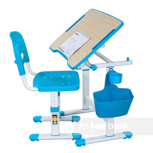 Fundesk Rostoucí stůl PICCOLINO II se židlí Barva: Modrá