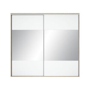 BRW Dveře skříně: NADIR - FRN / 250/260 / 2M Barva: bílá/zrcadlo