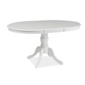 Rozkládací jídelní stůl: SIGNAL OLIVIA SIGNAL - stoly: MDF biela