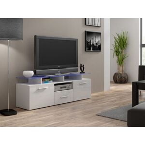 Artcam TV stolek EVORA | mini bílý Barva: Bílá/šedá