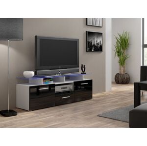 Artcam TV stolek EVORA | mini bílý Barva: bílá/černá