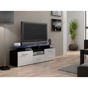 Artcam TV stolek EVORA | mini černý Barva: Černá/bílá