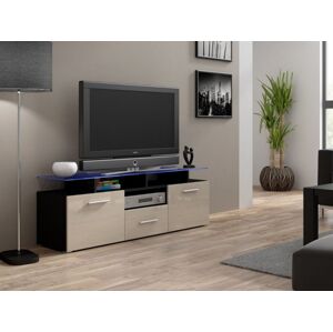 Artcam TV stolek EVORA | mini černý Barva: Černá/krémová
