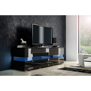 WIP TV stolek INTER Barva: černý lesk / černá