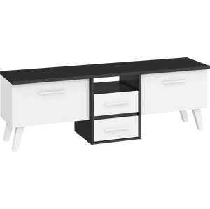 WIP TV stolek NORDIS-13 | 2D2S Barva: Černá/bílá
