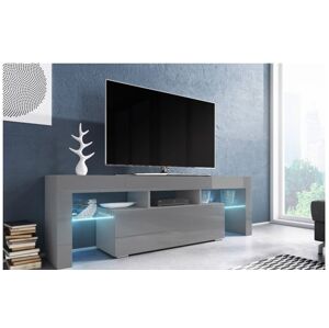 Artcam TV stolek TORO 138 cm Barva: Šedý/šedý lesk