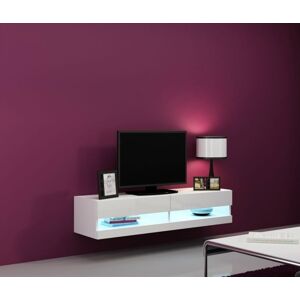 Artcam TV stolek VIGO NEW 140 cm | výprodej Barva: Bílá/bílý lesk