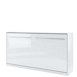 Dig-net nábytek Sklápěcí postel Lenart CONCEPT PRO CP-06 | 90 x 200 cm Barva: bílý lesk / bílá