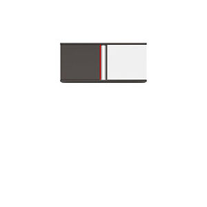 Black Red White Skříňka: GRAPHIC-SFW2D / 86/38 / B Farba: sivý wolfram/sivý wolfram/biely