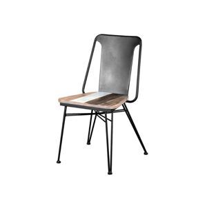 Židle kovové dřevěné