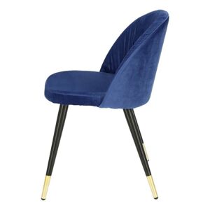 ArtD Židle Kotte velvet modrá