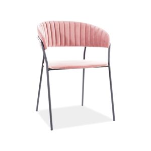 Signal Židle Lira B Velvet Farba: Ružová