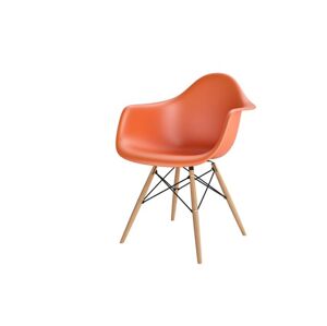 ArtD Židle P018W / inspirovaná DAR / Farba: Oranžová