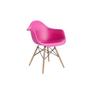 ArtD Židle P018W / inspirovaná DAR / Farba: Ružová