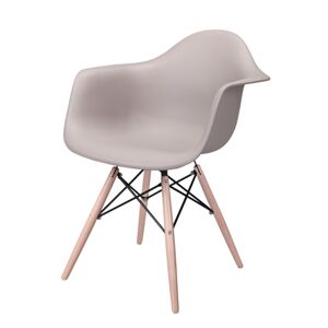 ArtD Židle P018W / inspirovaná DAR / Farba: Sivá