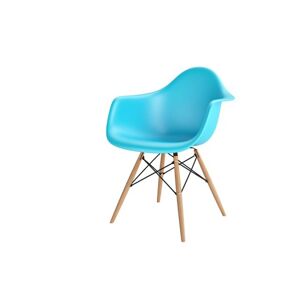 ArtD Židle P018W / inspirovaná DAR / Farba: Tyrkysová