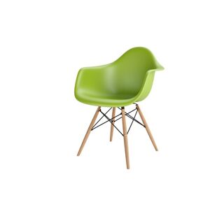 ArtD Židle P018W / inspirovaná DAR / Farba: Zelená