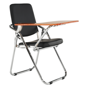 Tempo Kondela Židle s deskou na psaní, černá / přírodní, SONER