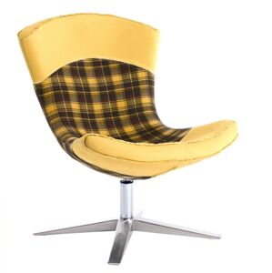 Židle Swing mřížka žlutá