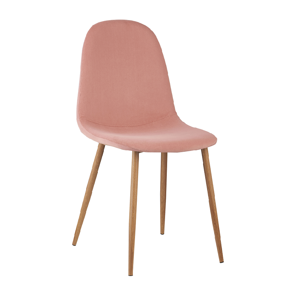 Tempo Kondela Židle, růžová Velvet látka / buk, LEGA