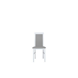 Black Red White Židle: COMO Farba: biela TX098/Lana sivá