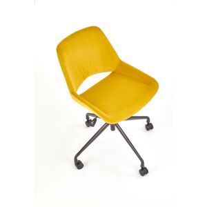 Židle: HALMAR SCORPIO HALMAR - poťahový materiál: látka horčicová