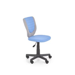 Židle: HALMAR TOBY HALMAR - poťahový materiál: látka - modrá/ sivá