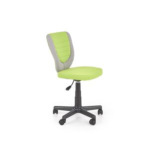 Židle: HALMAR TOBY HALMAR - poťahový materiál: látka - zelená/ sivá