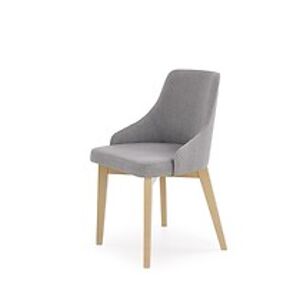 Židle: HALMAR TOLEDO HALMAR - poťahový materiál: Nábytková látka - Inari 91, HALMAR - drevo: dub sonoma