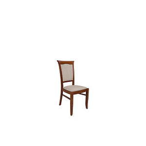 BRW Židle: KENT EKRS Látka: Aruba 3 Beige, Prevedenie dreva Trax: Gaštan