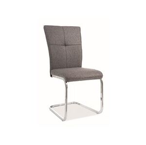 Židle: SIGNAL H-190 SIGNAL - stoličky: chróm/ tap.146 sivá