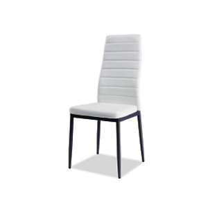 Židle: SIGNAL H-261 BIS ALU SIGNAL - stoličky: ekokoža/biela