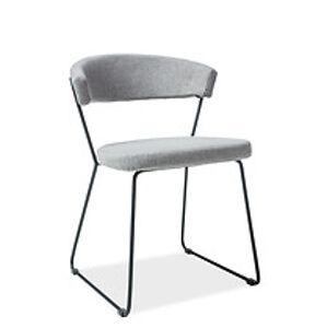 Židle: SIGNAL HELIX SIGNAL - stoličky: látka tap.81 sivá