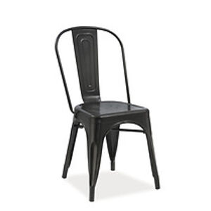 Židle: SIGNAL LOFT SIGNAL - stoličky: LOFT - čierna