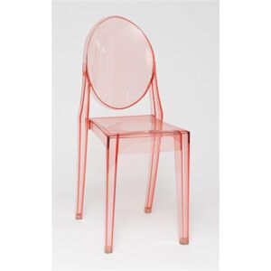 Židle Viki růžová transp.